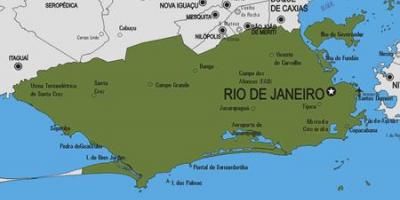 Карта на община Рио-Бониту