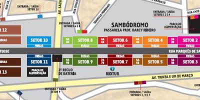 Карта Самбодром