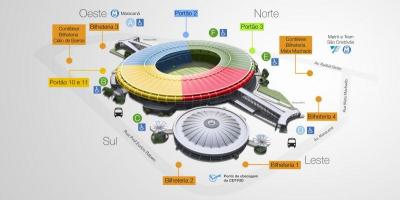Картата стадион Маракана